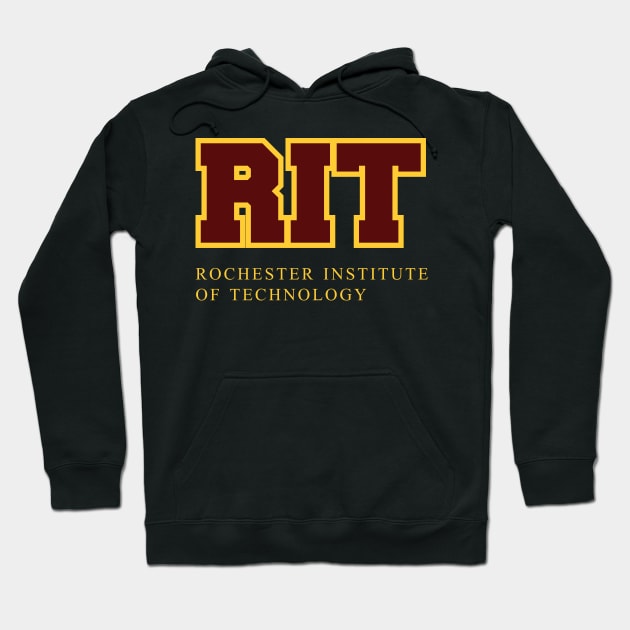 RIT - Rochester Institute of Technology Hoodie by Mollie